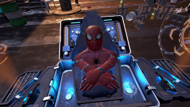 Spider-Man: Homecoming - VR Experience screenshot of the suit