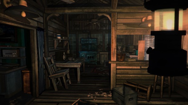 The Long Dark screenshot of a cosy hut