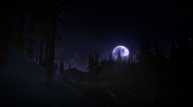 The Long Dark screenshot of a beautiful full moon