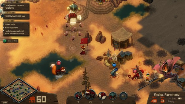 Tooth and Tail screenshot of a base attack