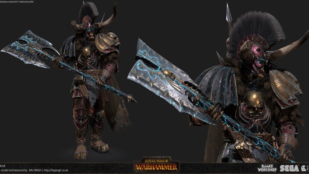 Total War: Warhammer's artwork for Krell
