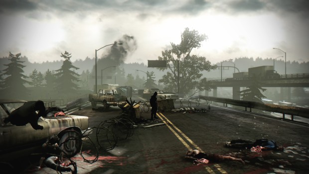 Deadlight: Director's Cut screenshot of the outdoors area on a highway