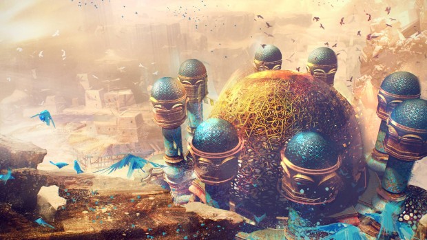 Guild Wars 2: Path of Fire artwork of the Crystal Desert