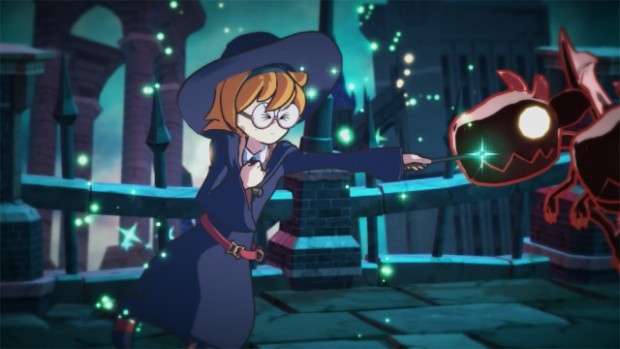 Little Witch Academia: Chamber of Time screenshot of a cute cartoon dragon