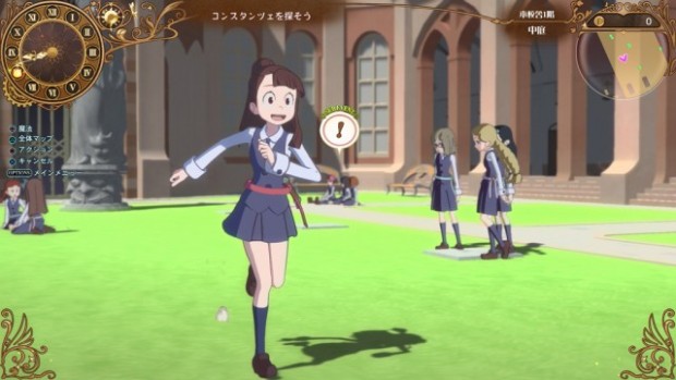 Little Witch Academia: Chamber of Time in-game screenshot of our character running