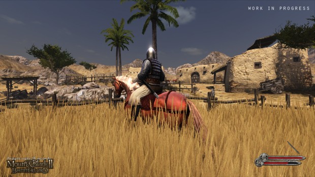 A horseman from Mount & Blade 2 Bannerlord