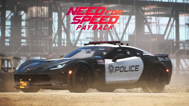 Need For Speed Payback screenshot of a police ar