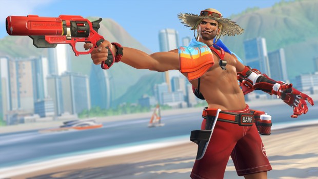 McCree Lifeguard skin from Overwatch Summer Games 2017
