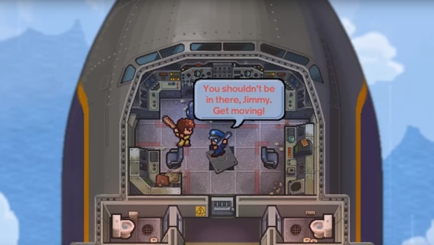 The Escapists 2 screenshot showcasing the airplane prison