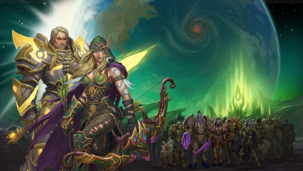 World of Warcraft Patch 7.3 artwork of the Army of Light