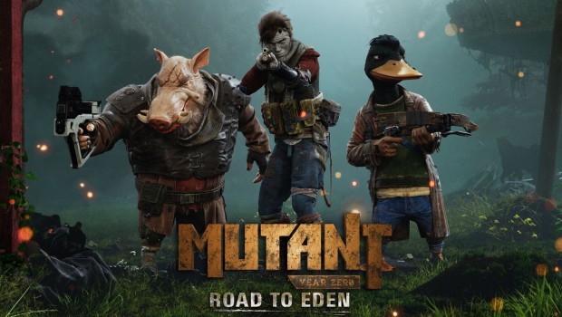 Mutant Year Zero: Road to Eden official artwork showing the characters