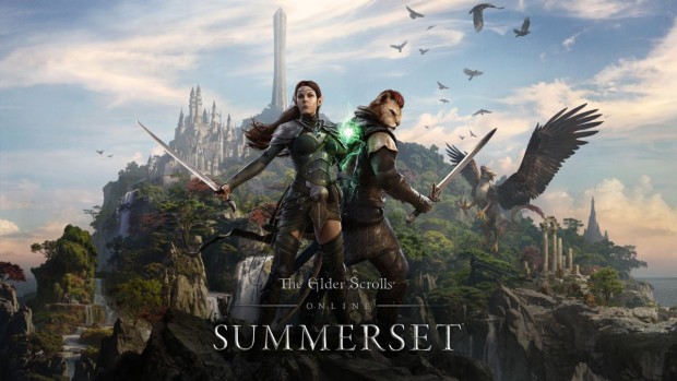 The Elder Scrolls Online official artwork for the Summerset expansion