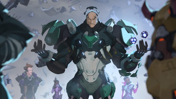 Overwatch artwork for the new main tank Sigma