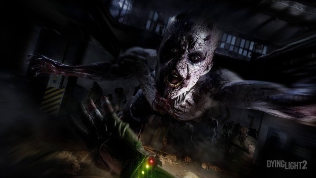 Dying Light 2 screenshot of a zombie jumping at the player