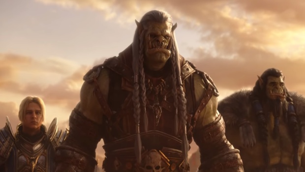 World of Warcraft Update 8.2.5 screenshot of Thrall, Anduin and Saurfang