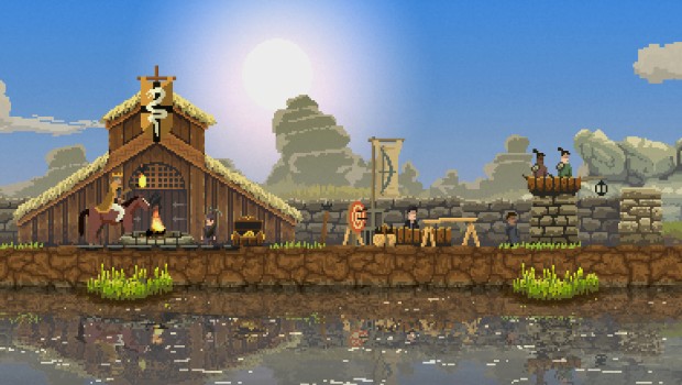 Screenshot of a small village in Kingdom: Classic