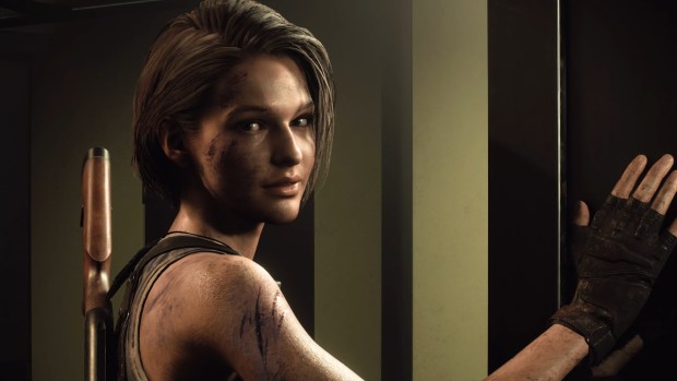 Resident Evil 3 close up screenshot of Jill
