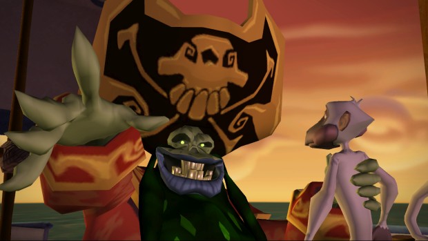 Telltale's Tales of Monkey Island screenshot of the pirate LeChuck