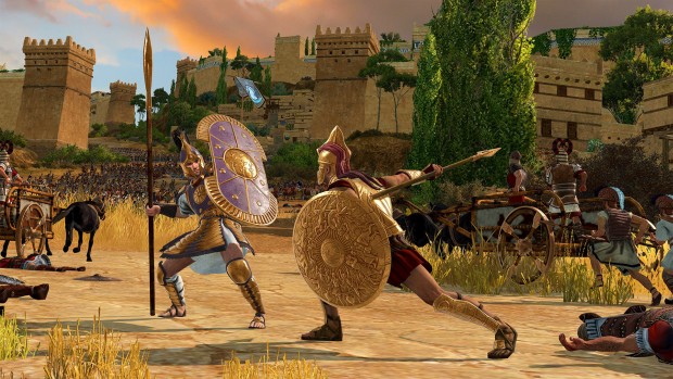 Total War: Troy screenshot of a close-quarters duel