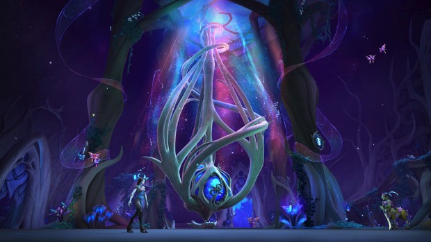 World of Warcraft: Shadowlands in-game screenshot of the Night Fae Covenant