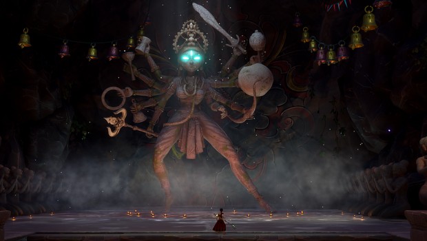 Raji: An Ancient Epic official screenshot of a giant Kali statue