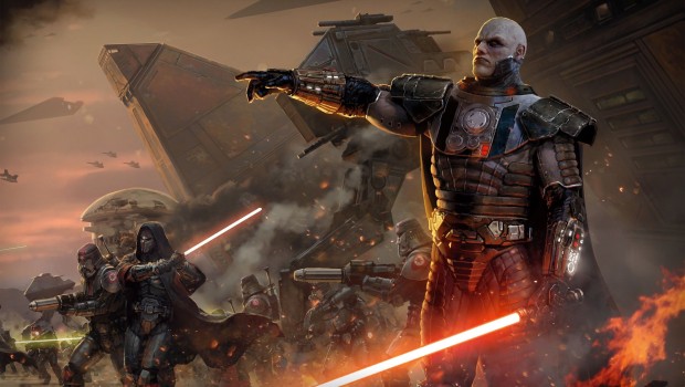 Star Wars - The Old Republic Republic artwork showing off the Sith and their forces