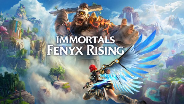 Immortals Fenyx Rising official artwork with logo