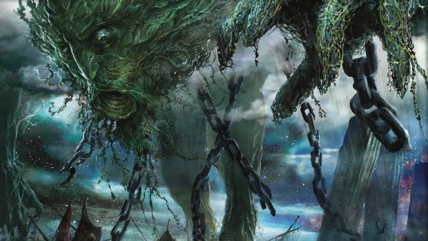 MTG Arena official artwork showing off Uro, Titan of Nature's Wrath