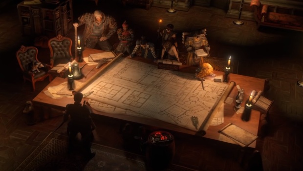 Path of Exile screenshot of the planning table from the Heist update