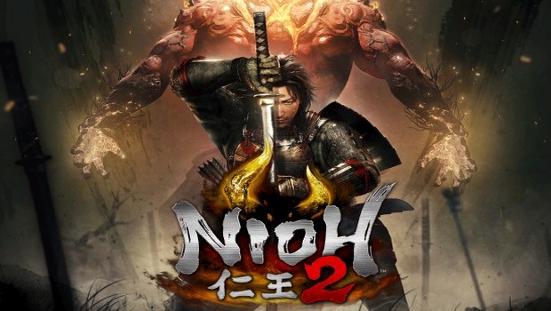 Nioh 2 snippet of the official artwork with the logo