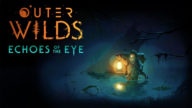 Outer Wilds: Echoes of the Eye artwork and logo