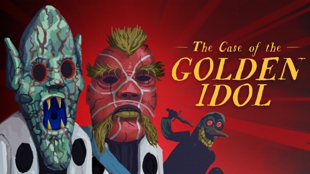 The Case of the Golden Idol indie detective game official artwork and logo