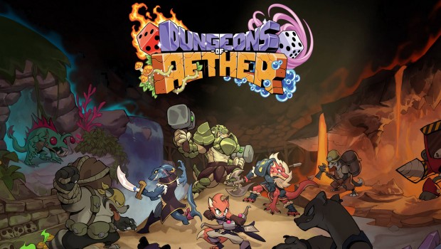 Dungeons of Aether indie roguelike spin-off official artwork and logo