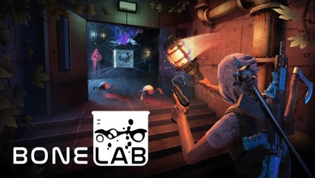 Bonelab VR based sandbox action game artwork and logo