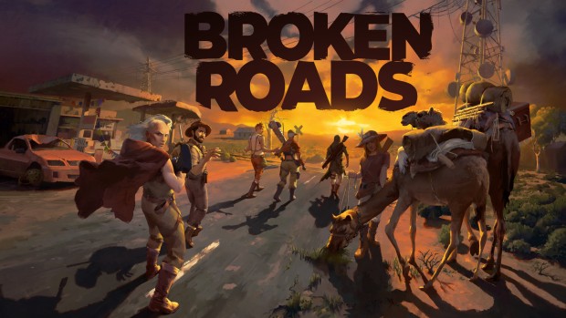 Broken Roads isometric cRPG official artwork and logo