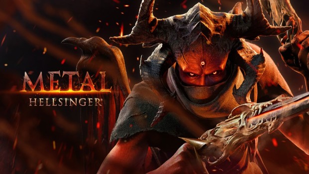 Metal: Hellsinger artwork and logo for the heavy metal influenced first-person shooter