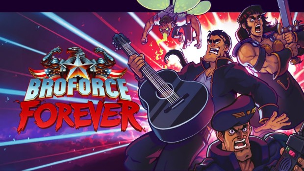 Broforce Forever official artwork for the indie game's final update