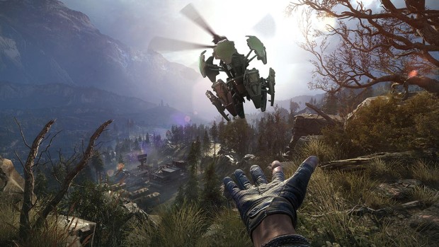 Sniper Ghost Warrior 3 screenshot of a character throwing a drone