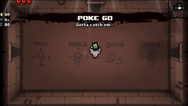 Pokemon themed item from the new The Binding of Isaac: Afterbirth+ DLC