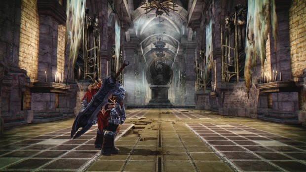 Darksiders Warmastered Edition in-game screenshot of a cathedral