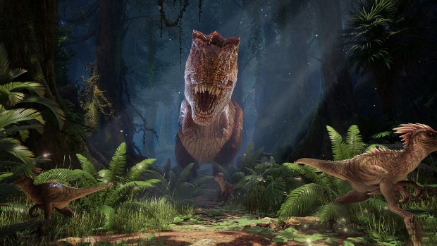 Ark Park screenshot showcasing a giant T-REX