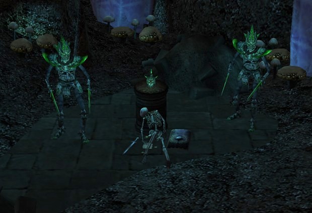 Morrowind Rebirth 3.6 Skeletal Guardians of the crown