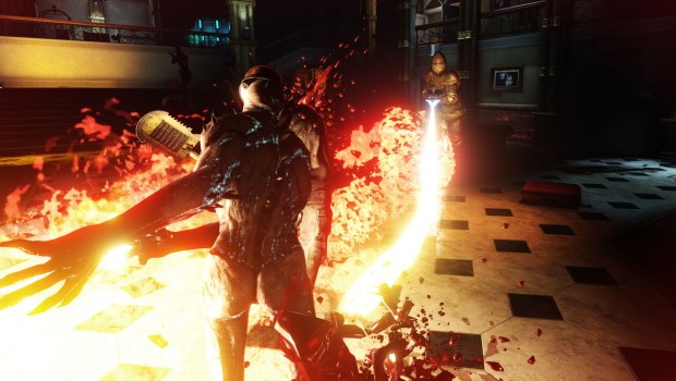 Killing Floor 2 multiplayer flamethrower