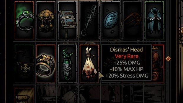 Darkest Dungeon has some bizarre items