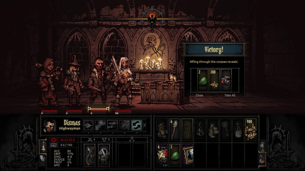 Darkest Dungeon a church that fell into ruin