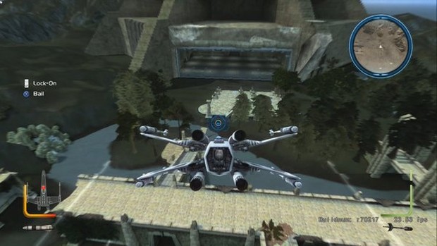 The X-wing fighter plane from Galaxy in Turmoil