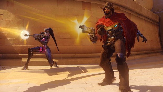 McCree and Widowmaker from Overwatch