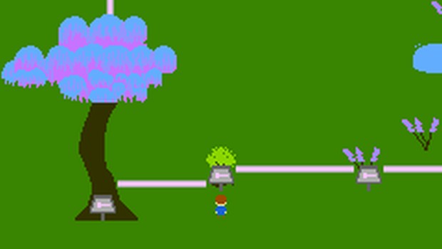 The Witness demade as an NES game - The Wit.NES