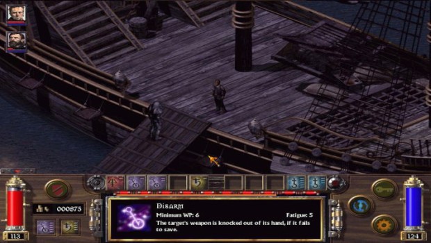 Screenshot from the Steam version of Arcanum
