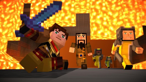 Visão  Minecraft: Story Mode disponível em outubro